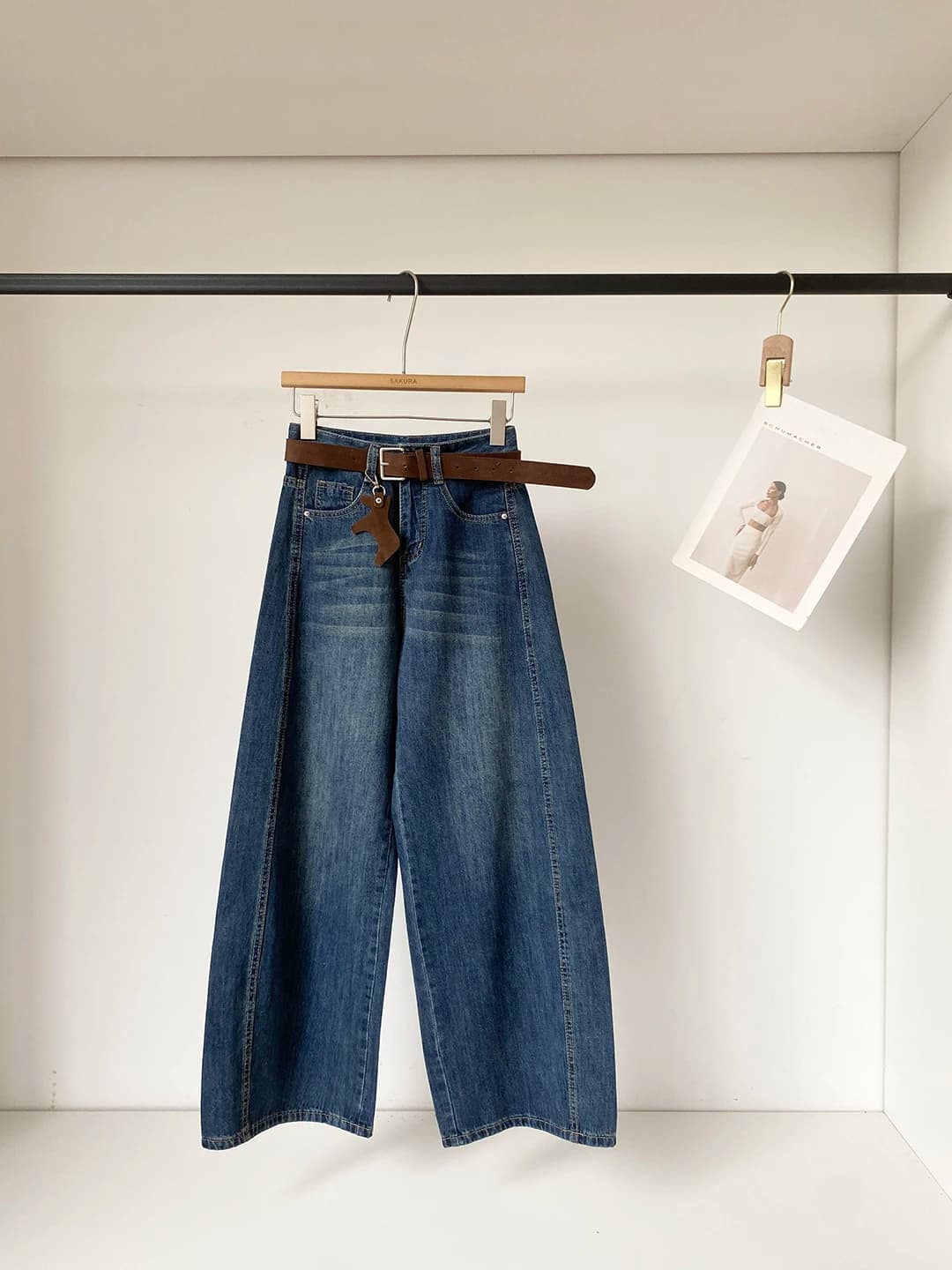 Jeans Casual da Donna Slim Fit Primavera 2026, Pantaloni a Vita Alta a Gamba Larga, Eleganti e Versatili, Colore Variabile