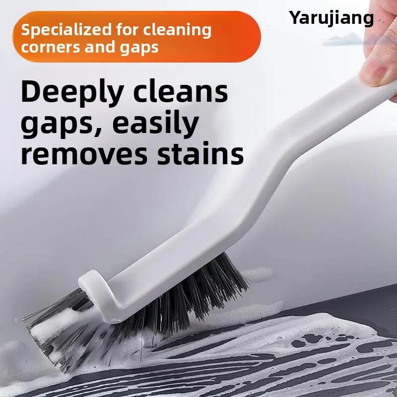 Long Handle Bathroom Cleaning Brush for Tile And Toilet Bowl No Dead Angles Hard Bristle Bathroom Tile Cleaner Toilet Brush