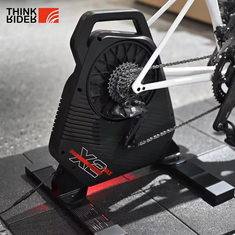 New ThinkRider X2Max Smart Bike Trainer MTB Road Bicycle Home Trainer Integrated Power Meter Power Meter Compatible