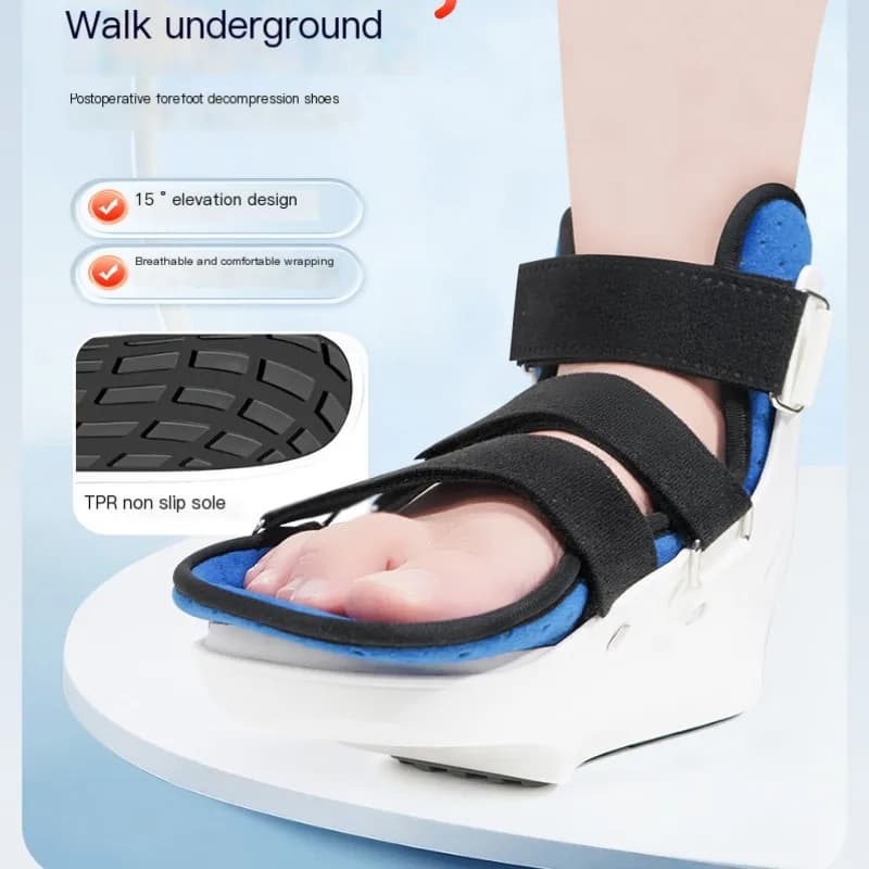 Commercio all'ingrosso della fabbrica di attrezzature protettive sportive fisse alla caviglia per scarpe di decompressione per riabilitazione professionale