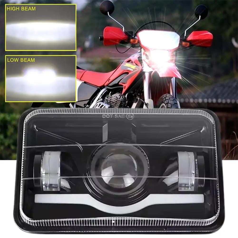 Proiettore 4 "x 6" Faro A LED H4656 H4651 Faro A LED Per Honda XR650L 1993-2013 XR250L XR650R XR400R Fascio Alto Basso DRL Q9C5