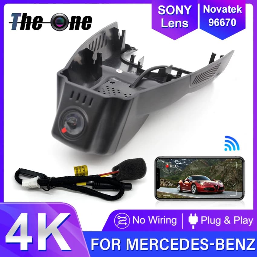 New! 4K Dashcam Night Vision DVR For Mercedes Benz CLA c117 w117 GLA x156 Class A w176 CLA GLA 180 200 220 250 180d 200d 220d