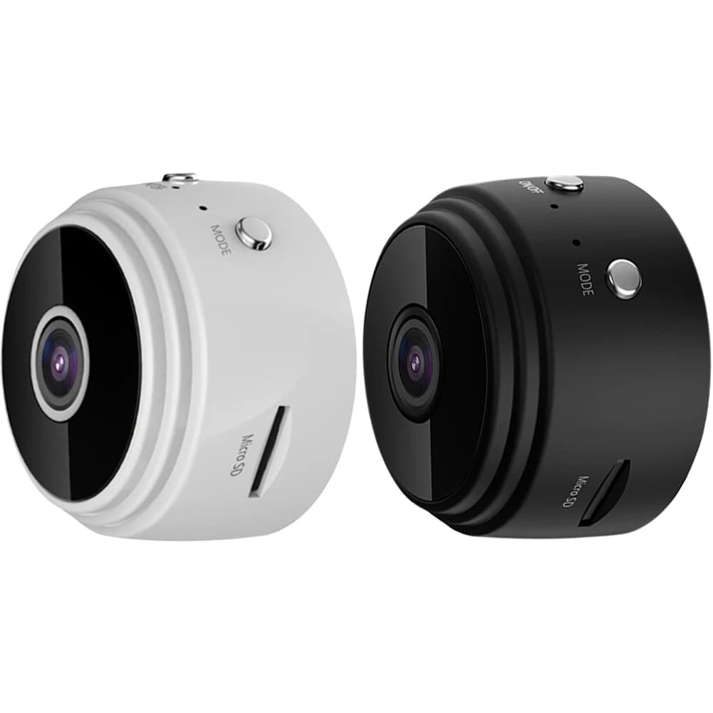 Telecamera di sorveglianza HD 1080p Telecamera di monitoraggio di sicurezza Visione notturna Visualizzazione remota Forte magnetico per interni Auto Neonati Animali domestici