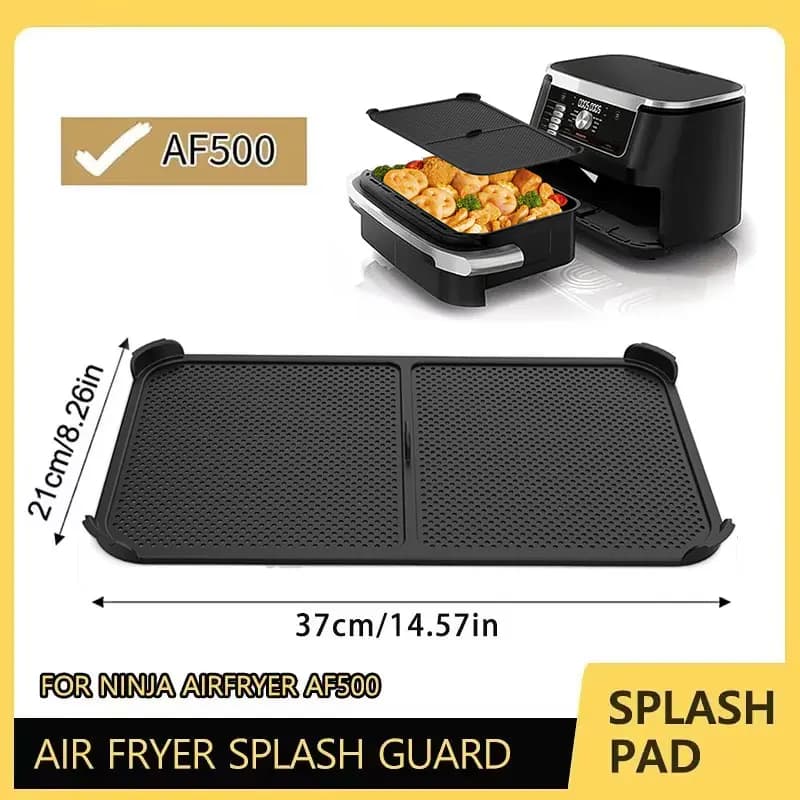 1-2 Pezzi Protezione Anti-Schizzi Riutilizzabile per Friggitrice ad Aria Ninja AF500, Rivestimenti Efficaci Contro i Goccioli di Grasso, Accessori per Cottura