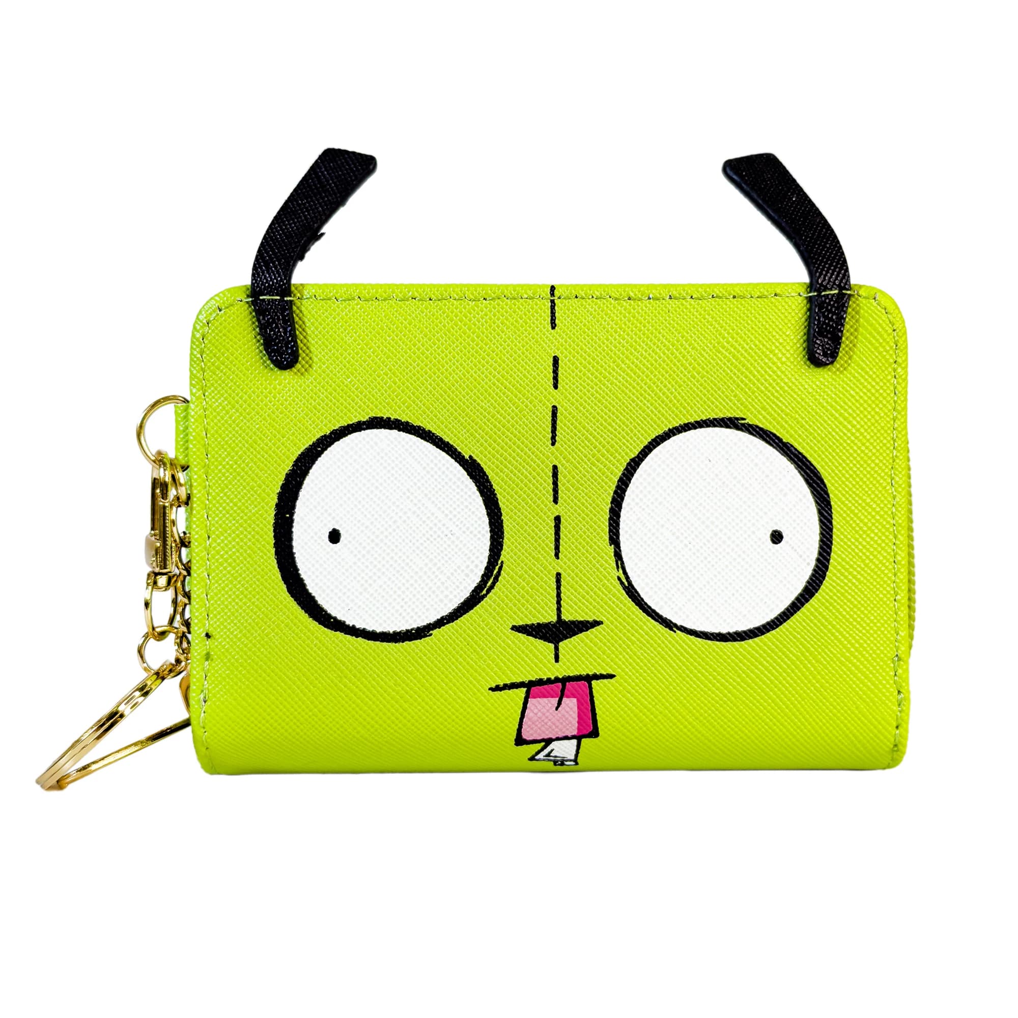 Cute Cartoon Short Women's Wallet, Coin Purse with Keychain