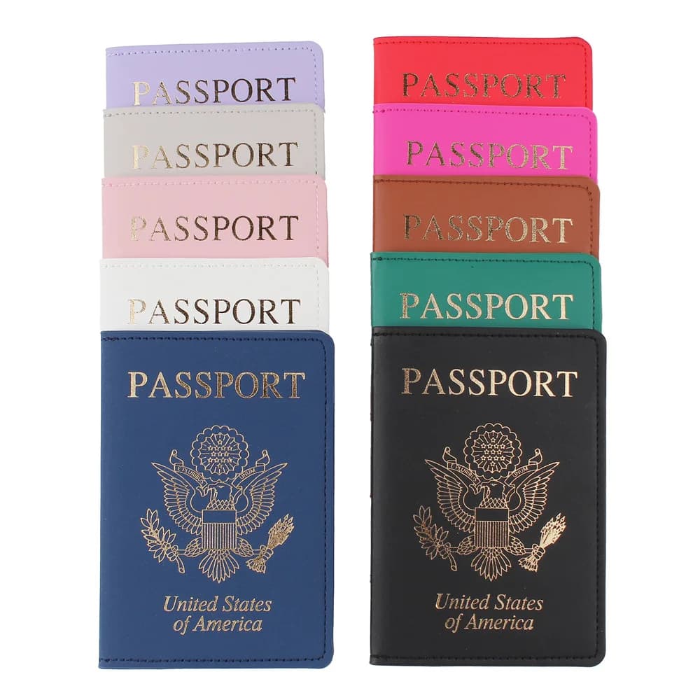 Porta Passaporto per Accessori da Viaggio, Custodia per Passaporto, Portafoglio e Porta Carte per Donne e Uomini