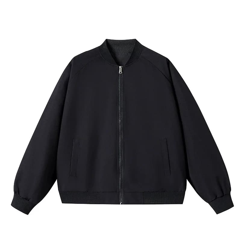 2026 Giacca da uomo Giacche a vento Cappotti con cerniera Primavera Autunno Uomo Giacca di colore solido Uomo Moda Capispalla Bomber Casual Jakcets