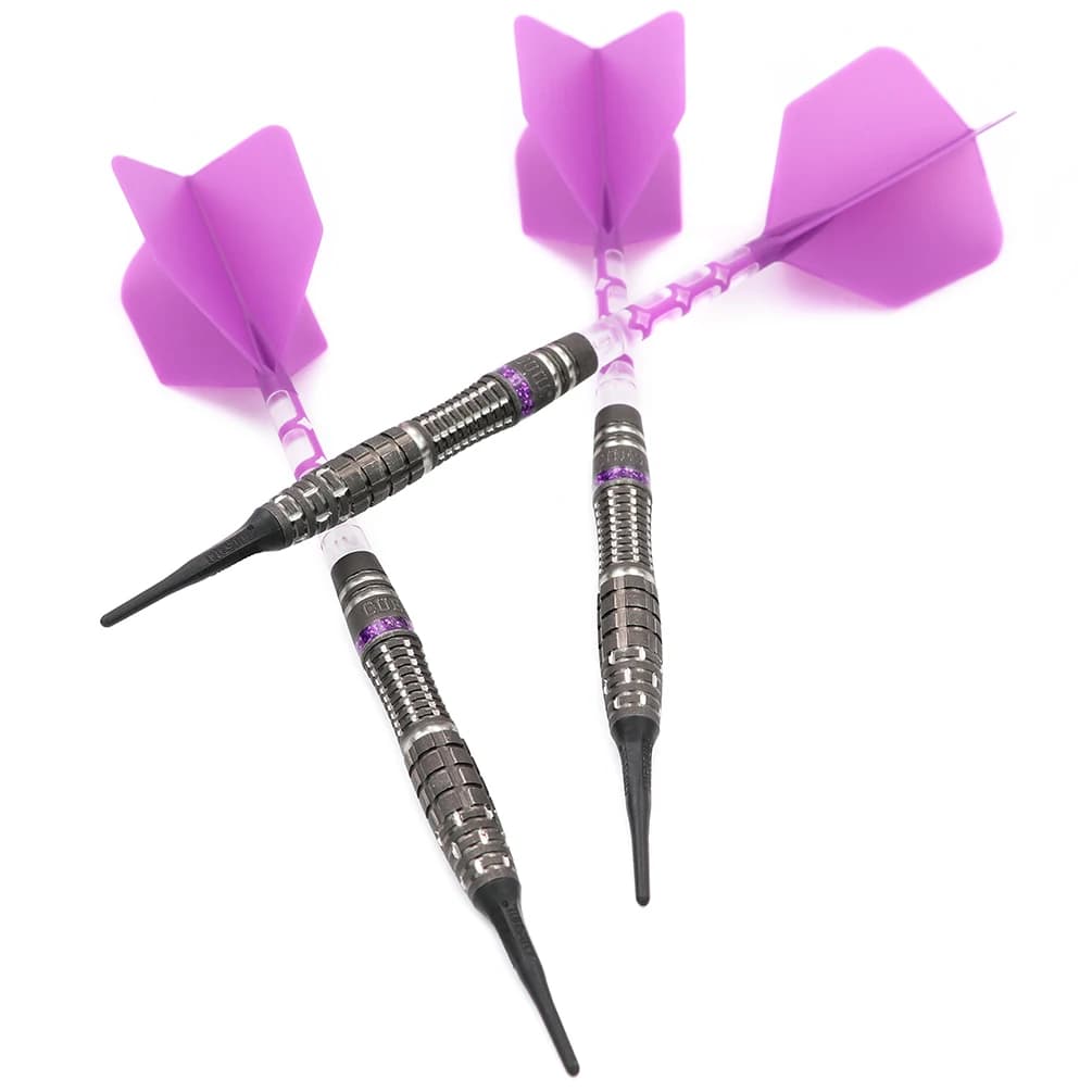 CUESOUL SCAUST Set di freccette al 90% con punta morbida da 23 g di tungsteno con volti di freccette Rost AK57