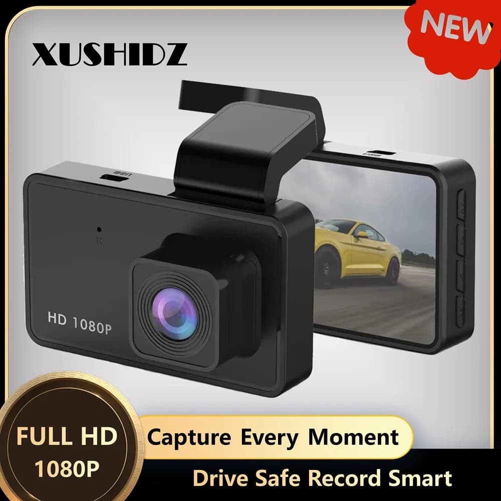 XUSHIDZ Q10 1080P NEW Dash Cam Night Vision Car DVR car camera recorder G-sensor HDR DVR registration in Loop Dashcam