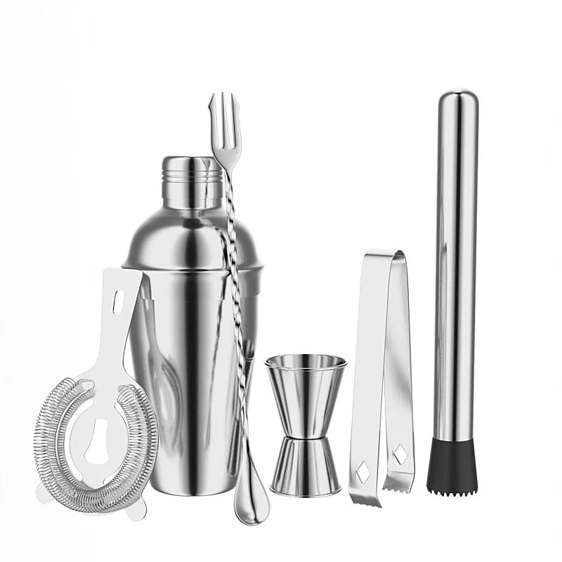 Shaker per Cocktail in Acciaio Inox da 550ml, Mixer per Vino e Martini, Shaker Boston, Accessori e Strumenti per Barman