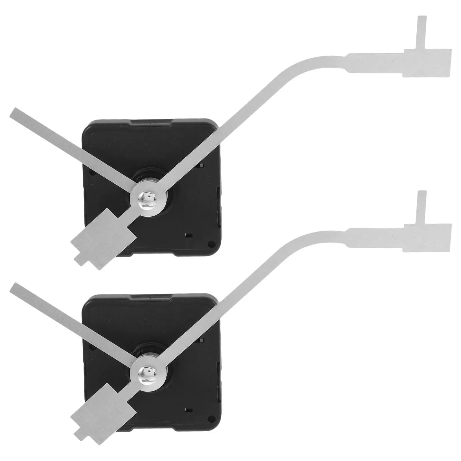 2Sets Vinyl Record Clock Movement Mechanism Replacement Kit Silent Quartz DIY Wall Clock Hands for Repair Accessories