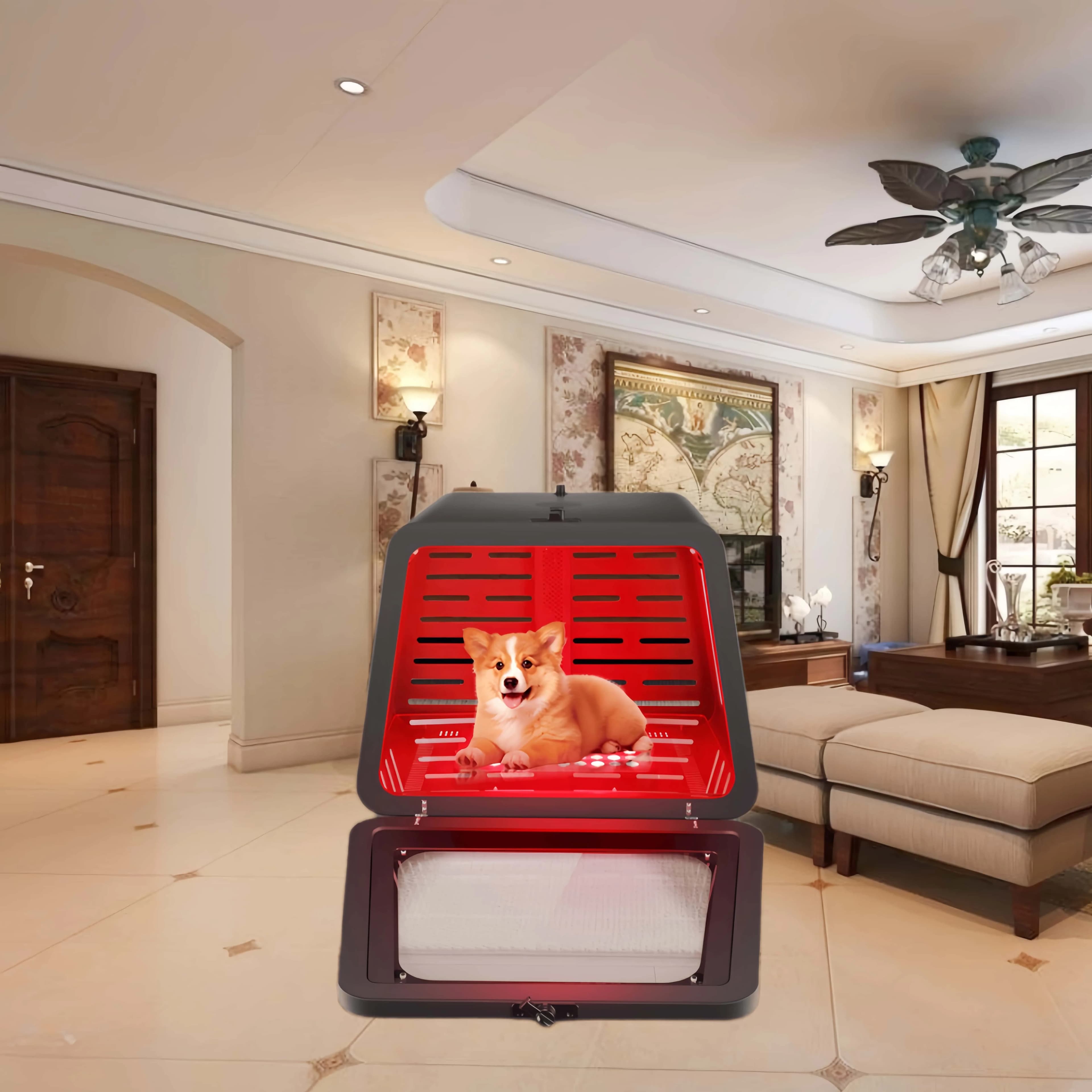 Dispositivo di salute traspirante OEM ODM per tappetino per gatti con nido per cani blu cielo