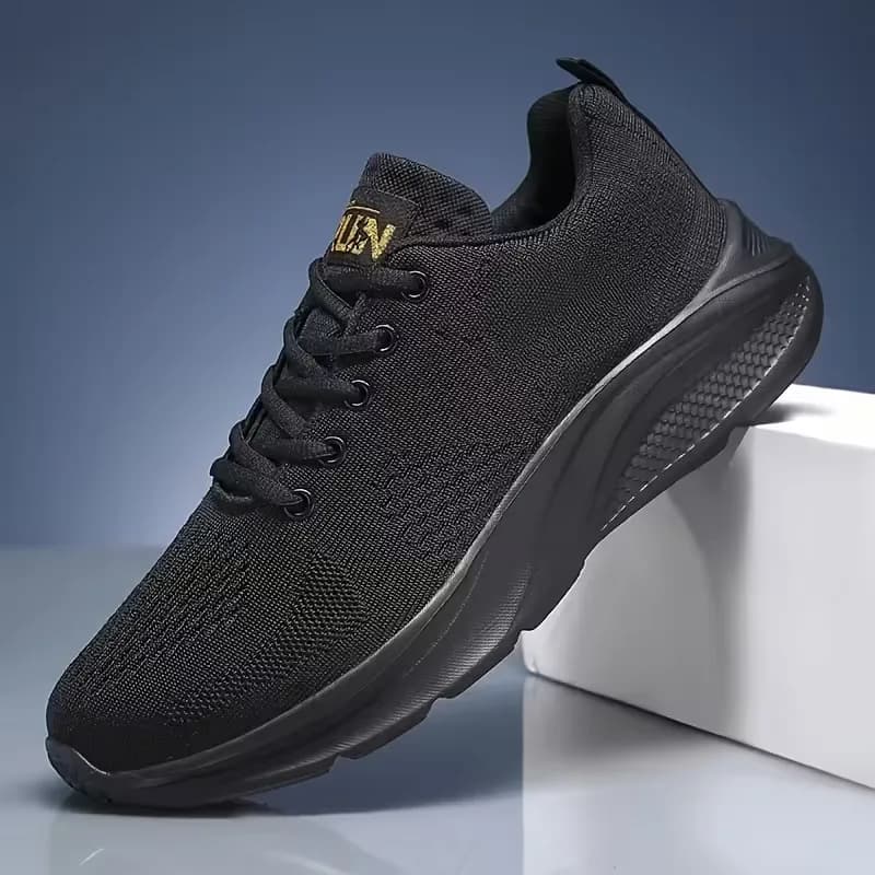 Scarpe da Corsa Traspiranti in Maglia per Uomo, Sneakers Leggere Antiscivolo per Camminata Casual e Allenamento Atletico