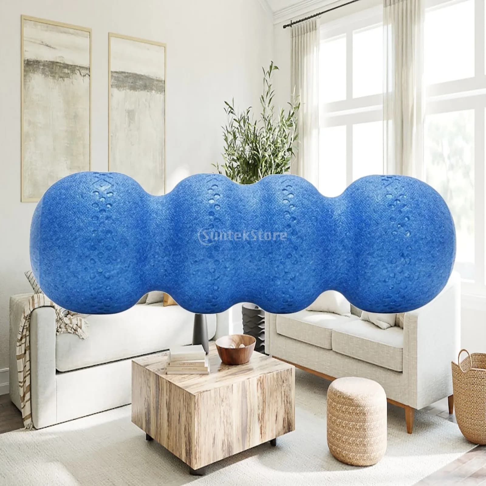 High Density EPP Foam Roller Ergonomic Massage Roller Gym Fitness Equipment for Back Spinal Alignment and Yoga