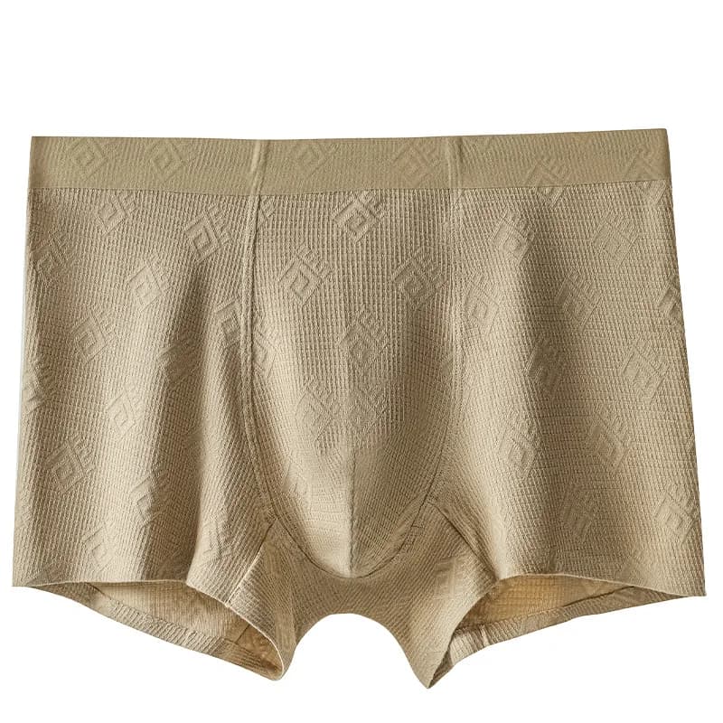 364 Men's Jacquard Seamless Boxer Shorts Soft Comfortable Breathable Underwear