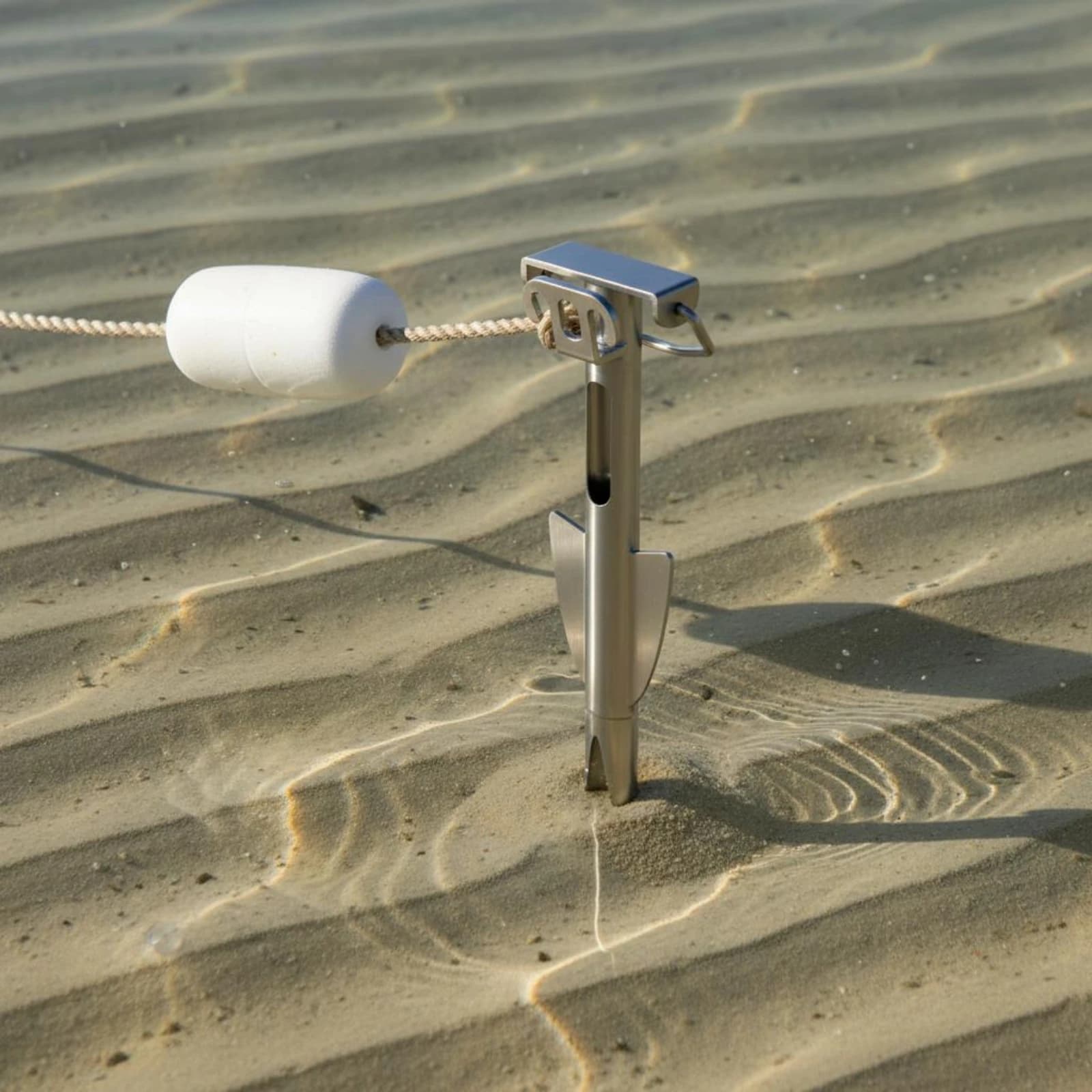 Compact Sand Bar Boat Anchor Easy to Install Stainless Steel Sand Anchor Lightweight Solution for Shore Break