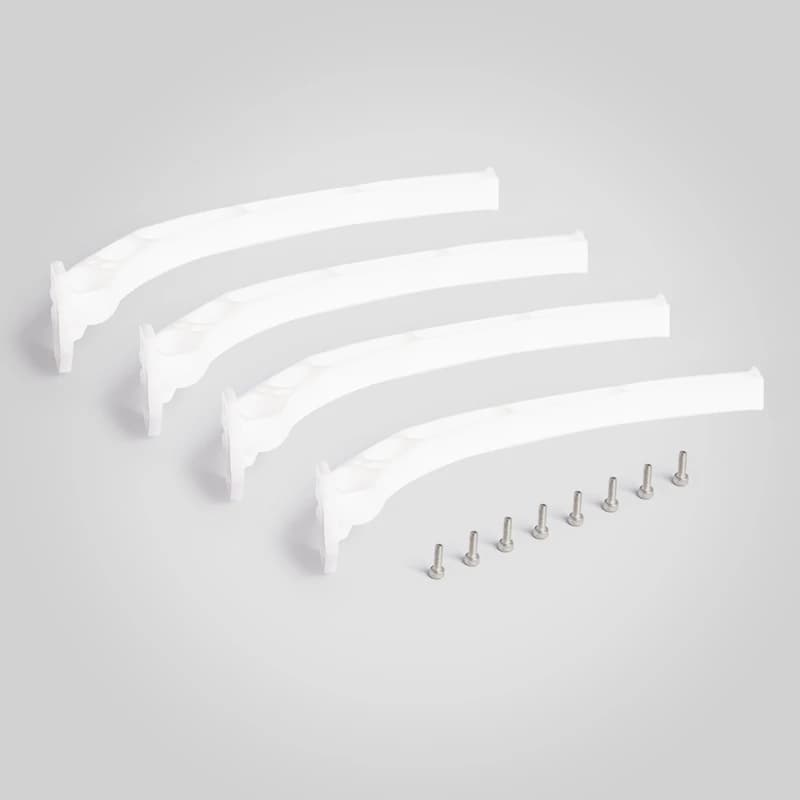 Pattini carrello di atterraggio universali per ruote treppiede per aereo F450 F550 SK480 RC Drone Quadcopter
