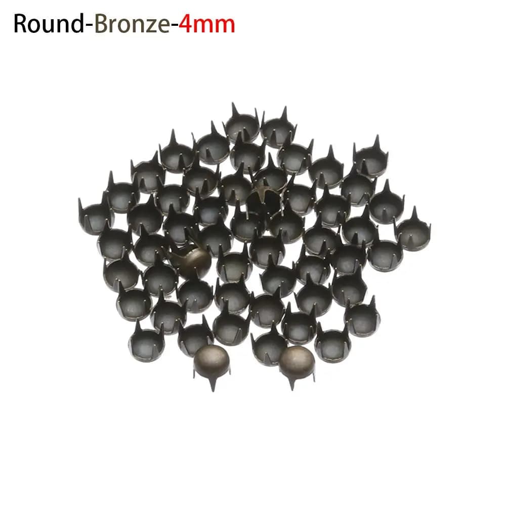 50pcs Star/Heart Shape Metal Diy Dolls Buckles Colthes Buckle Bags Shoes Accessories Belt Buttons