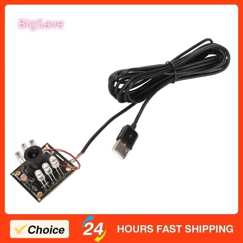 Modulo Telecamera USB 2MP con Visione Diurna e Notturna, Filtro IR Automatico, Facile da Usare per Windows, Android, PC e Laptop