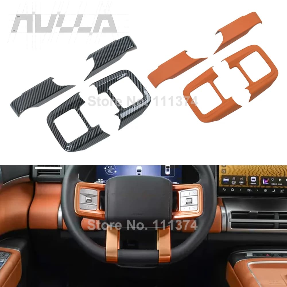 Copri Volante in ABS Effetto Carbonio per BYD Leopard 7 Titanium 7 2025 2026, Accessori Decorativi