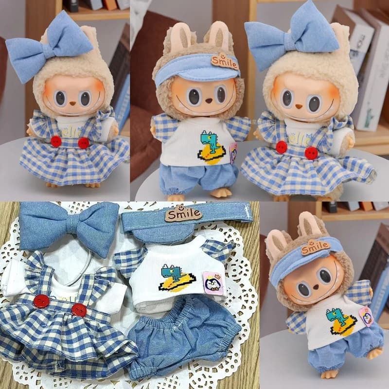 Laubub può indossare vestiti per bambini da 20 cm Set di coppie carine Abiti che cambiano data Feste sedute Accessori per bambole Set carini Vestiti per bambole