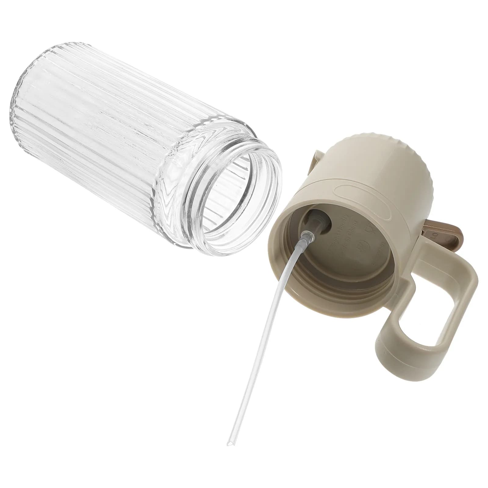 Oil Spray Bottle Press Type for Healthy Cooking Grilling Baking Salads Air Fryer Bbq Olive Oil Vinegar Soy Sauce Dispenser