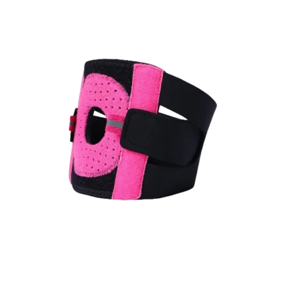 Ginocchiera Traspirante Sportiva con Supporto Elastico, Fascia di Sostegno per Tendine Rotulei, Antiscivolo e Regolabile per Corsa