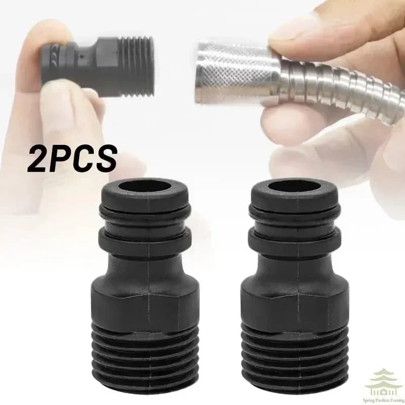 2/20Pcs 1/2" BSP Thread Tap Quick Connector Adapter Garden Hose Irrigation Pipe Fittings Home Water Gardening Accessories
