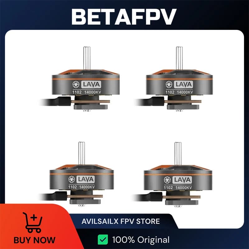 Drone con motore brushless BETAFPV LAVA 1102 14000KV 22mm/44mm compatibile con Pavo Femto