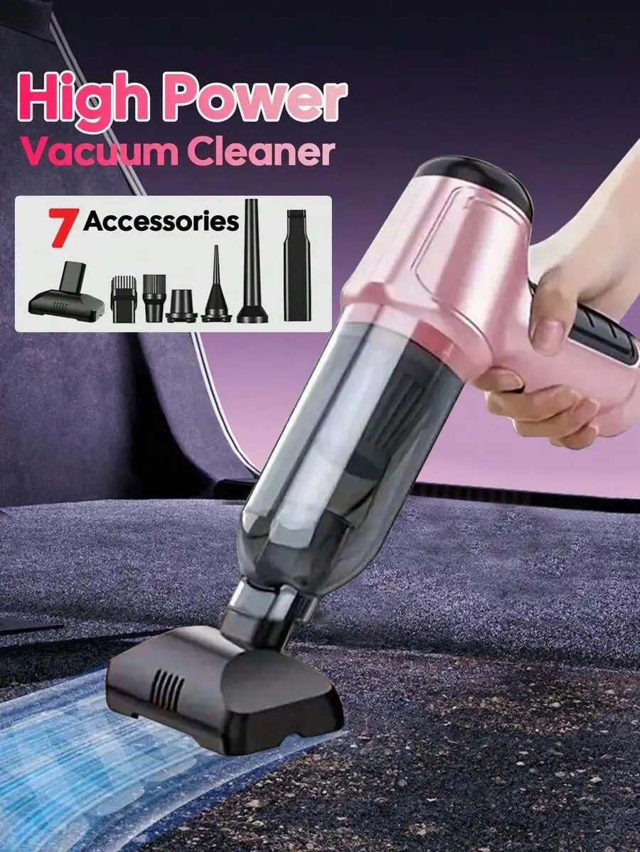 Portable Wireless Vacuum Cleaner, High Power Mini Vacuum, Compressed Air Blower And Pump Handheld Vacuum, With Brushless Motor,