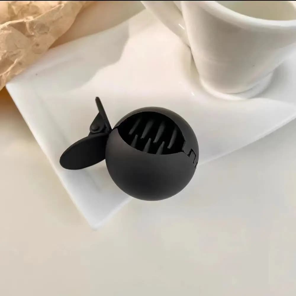 Fermaglio per capelli a tinta unita, elegante, stile coreano, per coda di cavallo, accessorio fisso, forcina piccola per ragazze