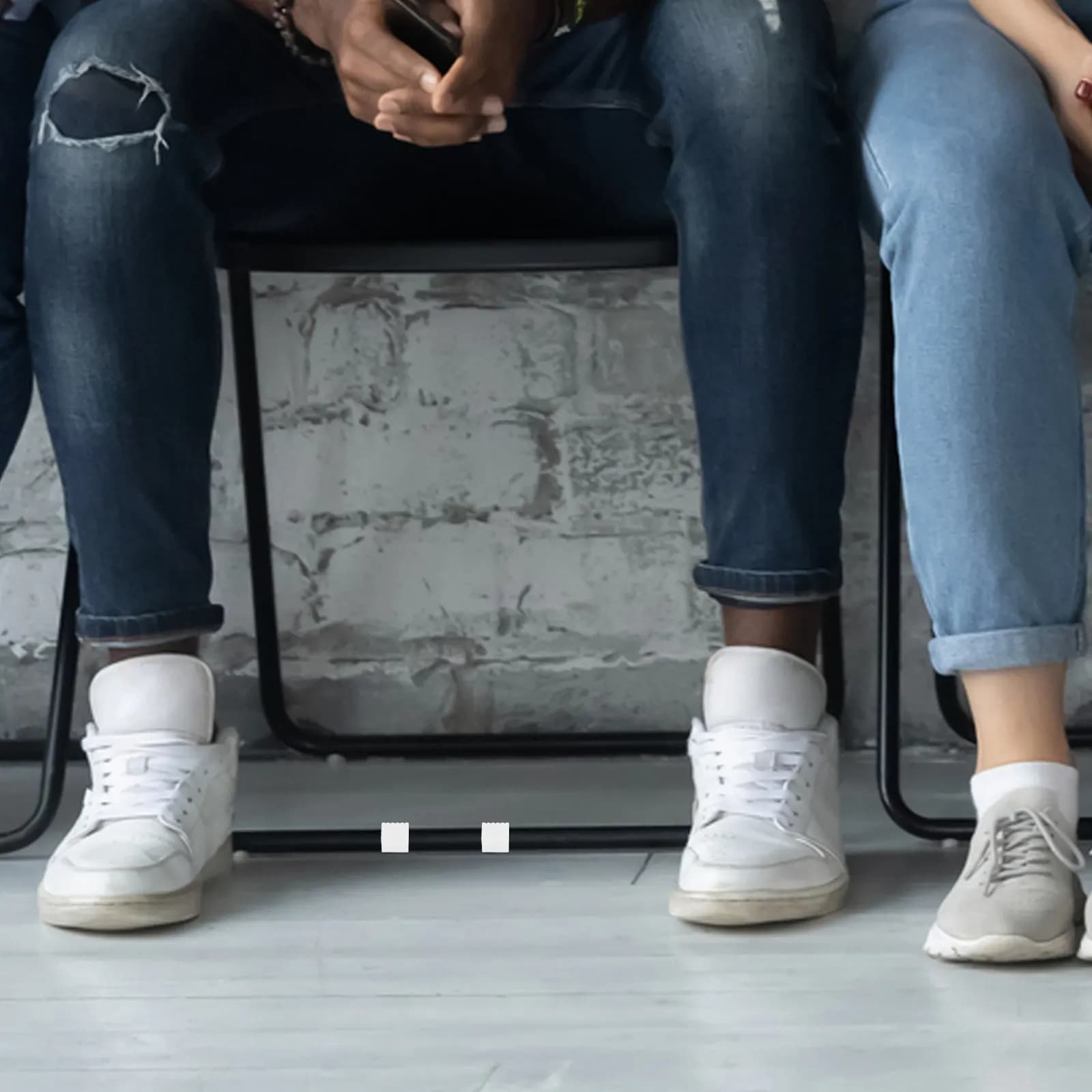 10 Pezzi Tappi a Forma di Arco per Gambe di Sedie, Protezioni in Plastica a U per Pavimenti, Coperture per Piedi di Sedie, Protezioni per Mobili 19mm