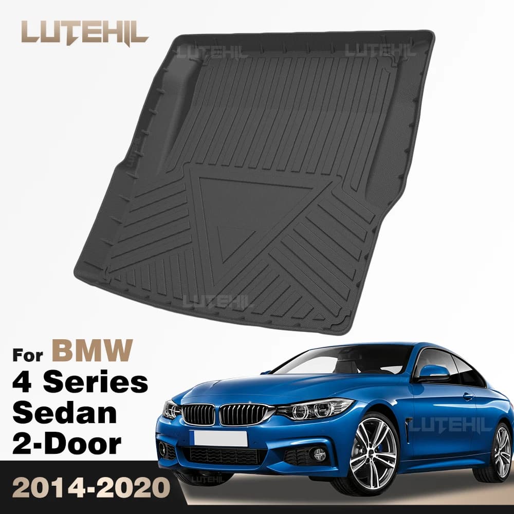 Per BMW Serie 4 Berlina 2 Porte F32 2014-2020 Tappetino per Bagagliaio in TPE Rivestimento Protettivo Impermeabile Accessori