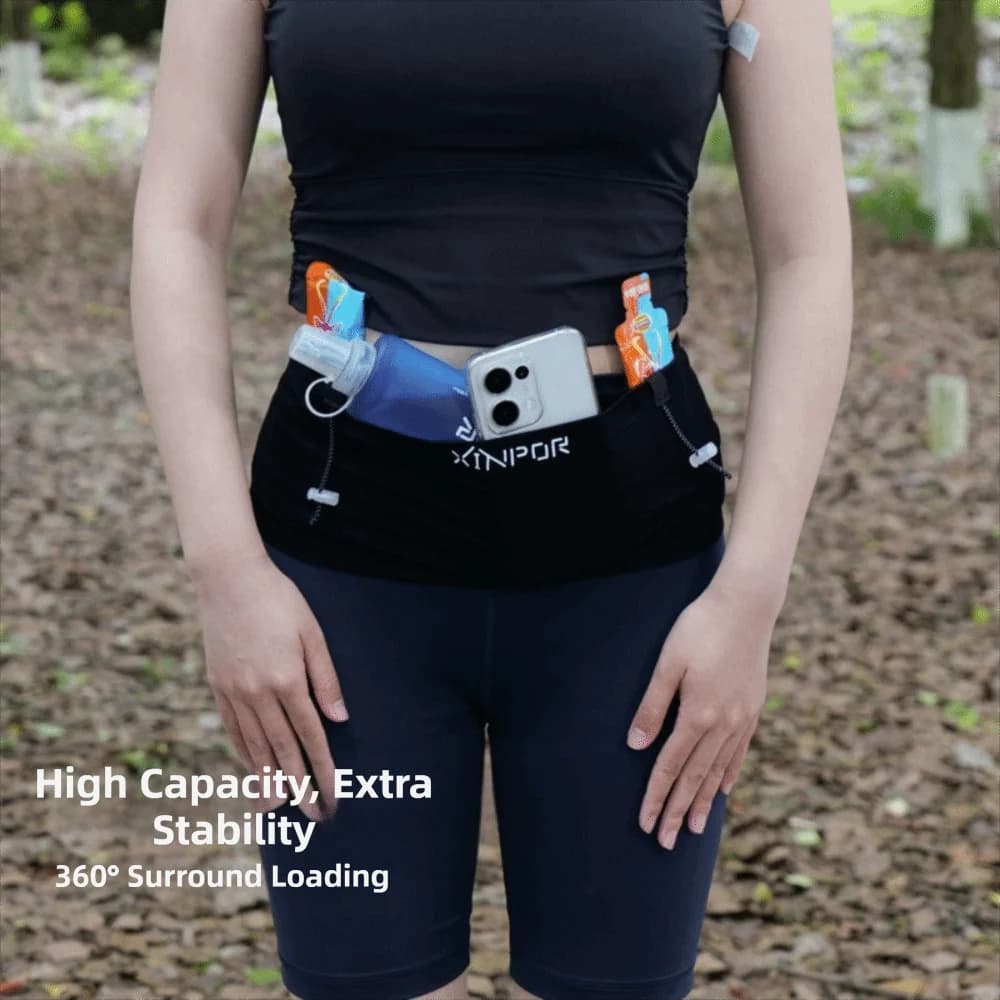 Elastic Sports Waist in Light Fabric, Phone Door Race Belt, Elastic Waist for Sports Phone