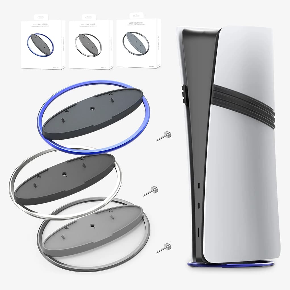 Supporto verticale per console PS5 PRO /PS5 Slim /PS5, base in metallo 1:1 originale per accessori Playstation 5 Disc e edizione digitale