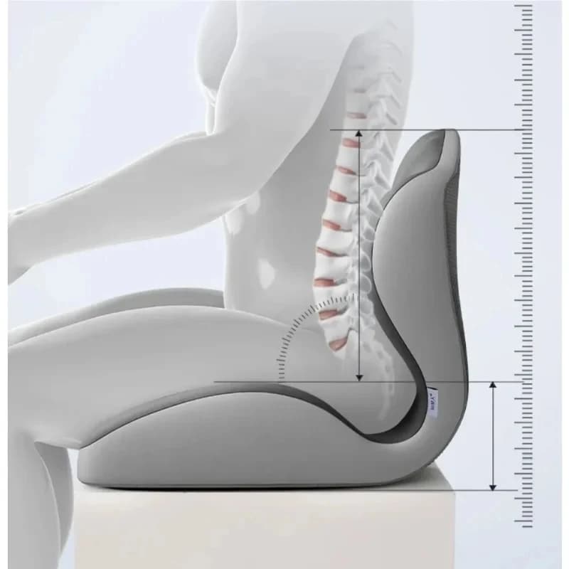 Cuscino Ergonomico di Supporto Lombare per Alleviare la Pressione, Nuovo Modello 2026 in Memory Foam per Correzione della Postura Seduta