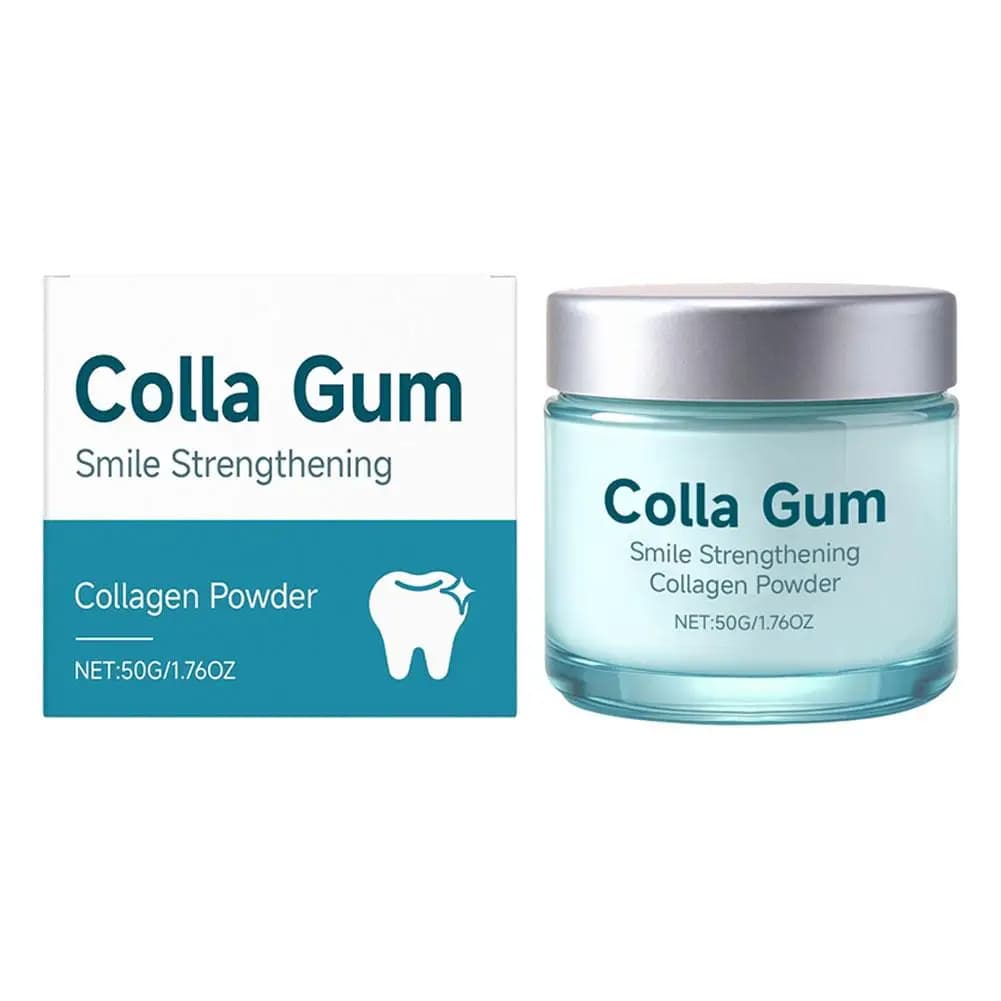 Collagen Tooth Powder Gentle Cleaning Stain Removal Fresh Breath Teeth Care Daily Oral Hygiene Brightening Natural Teeth
