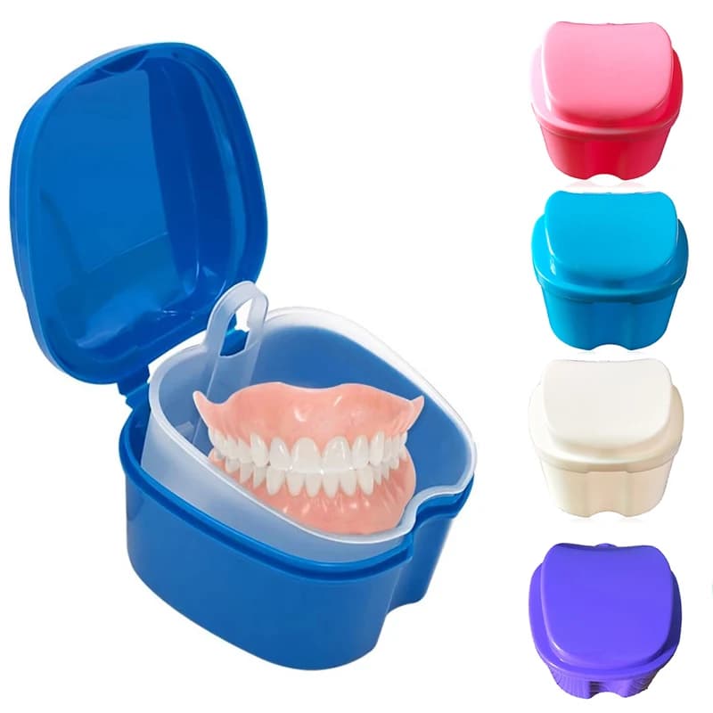 1pcs Dental Retainer Orthodontic Mouth Guard Denture Storage Case Box Teeth Brush Oral Hygiene Supplies Organizer Accessories