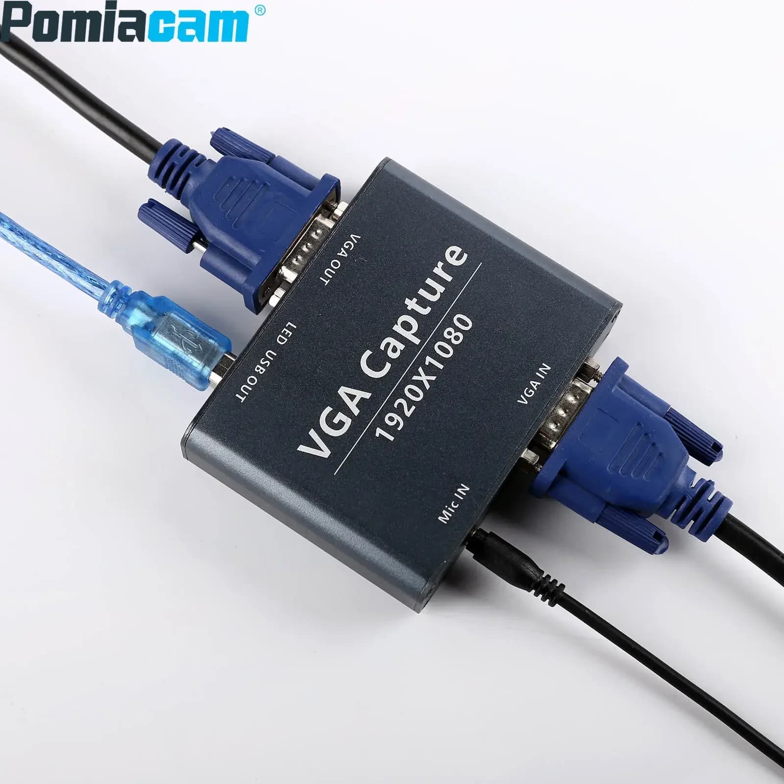 Convertitore digitale VGA Adattatore da VGA a USB scheda di acquisizione video 3.0 Videoregistratore compatibile USB 2.0 Uscita LOOP VGA 1080P
