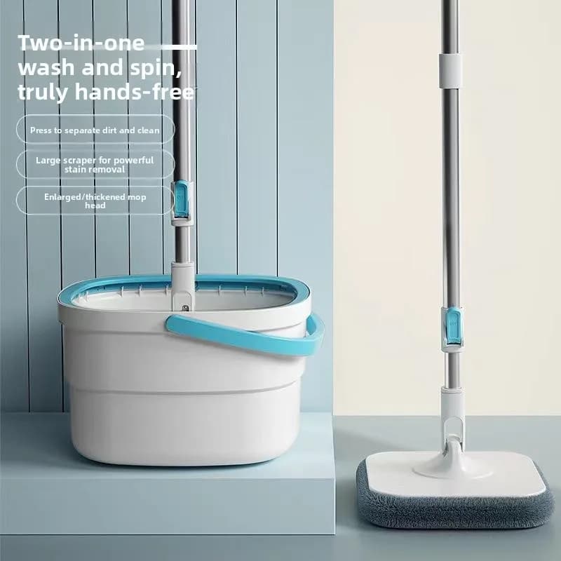 Handless Rotating Mop Bucket for Pigri, S8305 Brush Set for Home Cleaning