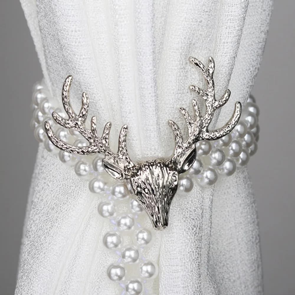 Universal Deer Head Home Decor Decorative Stretchable Butterfly Curtain Holder Curtain Tiebacks Curtain Clip Curtain Buckle