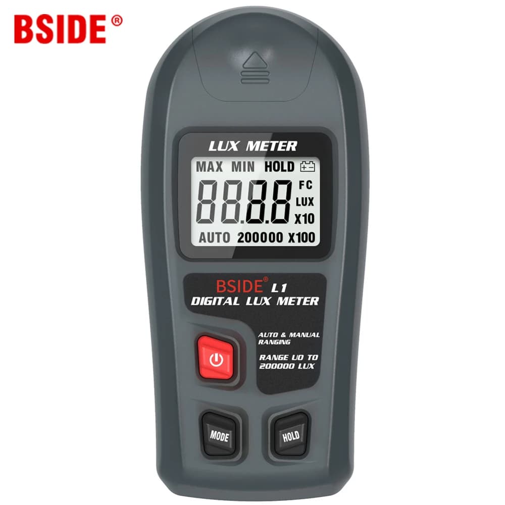 NUOVO Lux Meter Illuminometro digitale 0 ~ 200.000lux LCD Misuratore di luce tascabile Lux/FC Misura Tester Sensore Fotometro Luxmetro