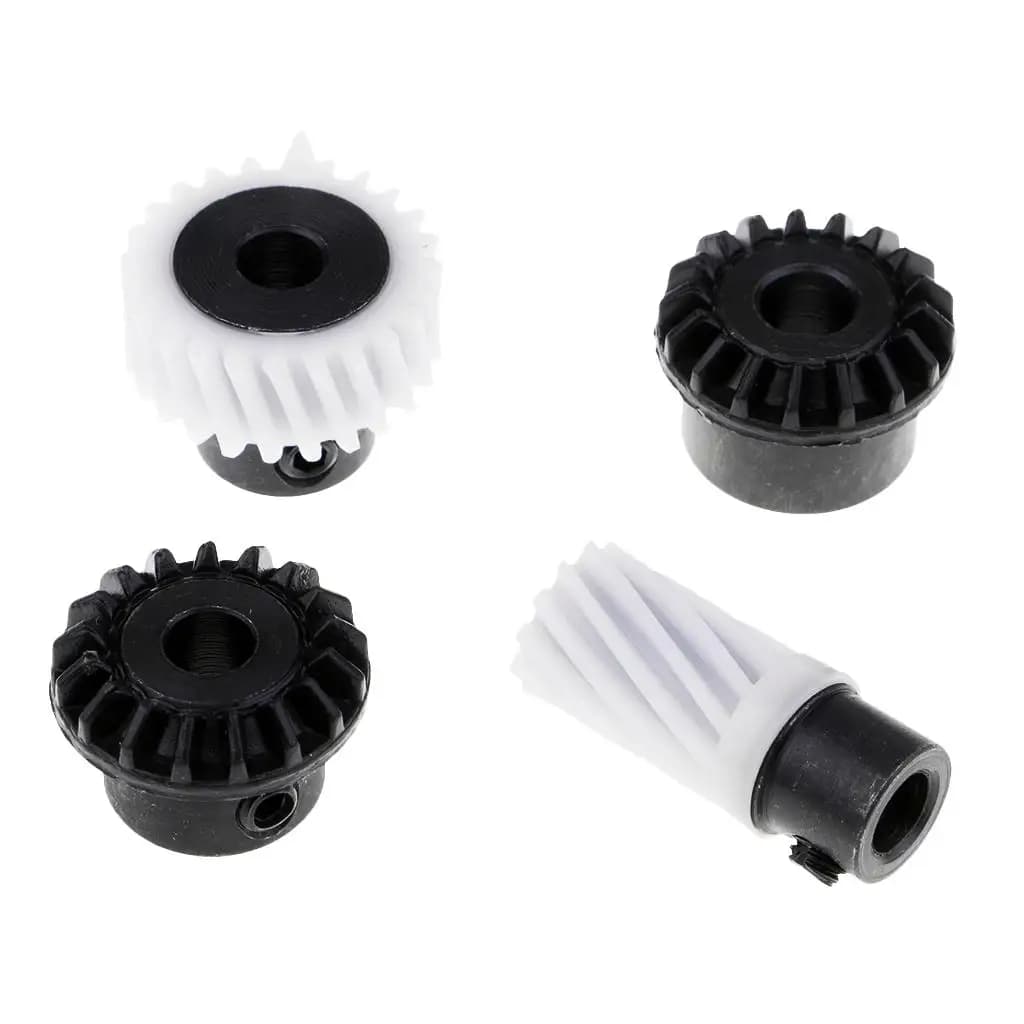 4 Pz/set Macchina Da Cucire In Plastica e Metallo Gancio Rotante Ingranaggio Conico per Macchina Da Cucire Singer 502 507 509 518 522 Accessori
