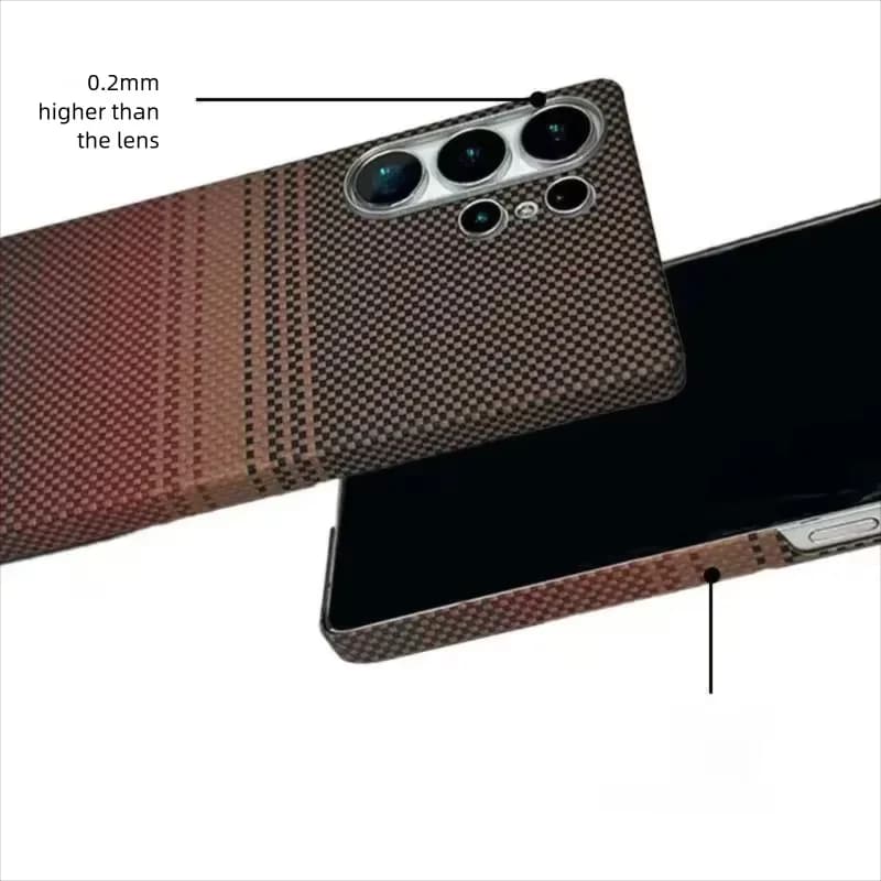 Nuova custodia per Samsung S26 Ultra in fibra di carbonio 600D Kevlar Aramid, tessuto MagSafe, ultrasottile, rigida, cover magnetica Slimlight per S26 Plus