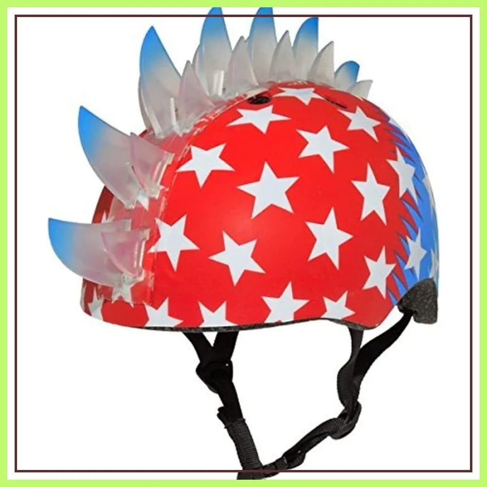 Casco Raskullz Mohawk - Casco da Bici Regolabile Multisport per Giovani