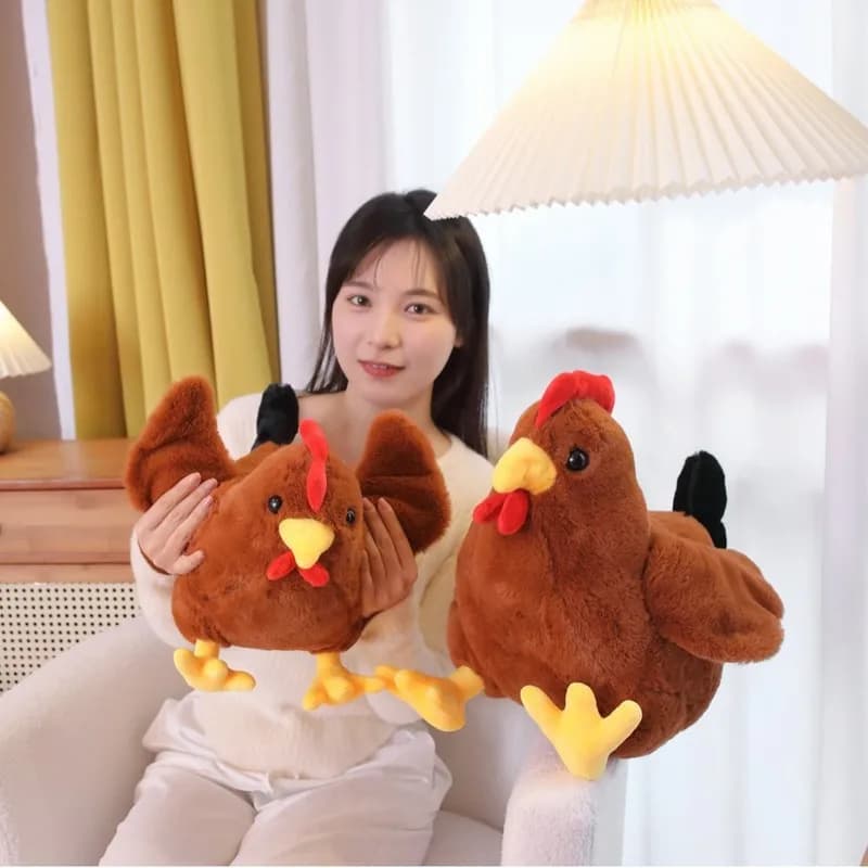 30/40 centimetri Nuovo Carino Grande Gallo Farcito Peluche Per Bambini Che Dormire Bambola Per Bambini Regalo Di Natale Decorazione Dell'animale Domestico