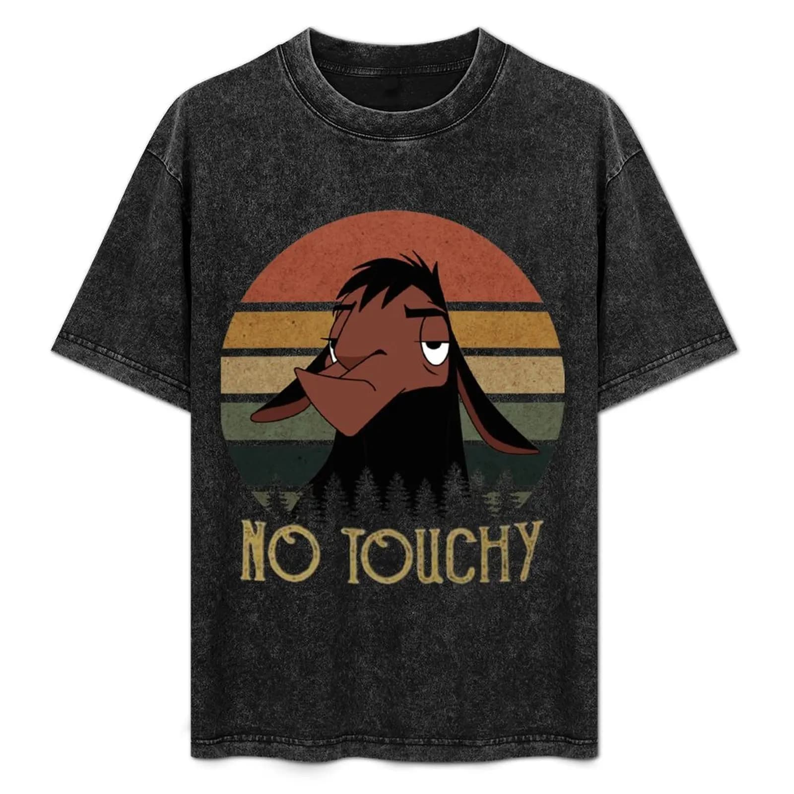 Llama The Emperor’s New Groove Kuzco No Touchy, camicia a maniche corte, felpa con cappuccio unisex, felpa per maglietta M
