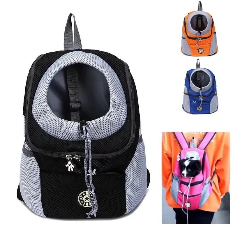 Cat Backpack Go Backpack Travel Portable Breathable All Seasons Carrier Dog Chest Backpack Pet Supplies Accessories