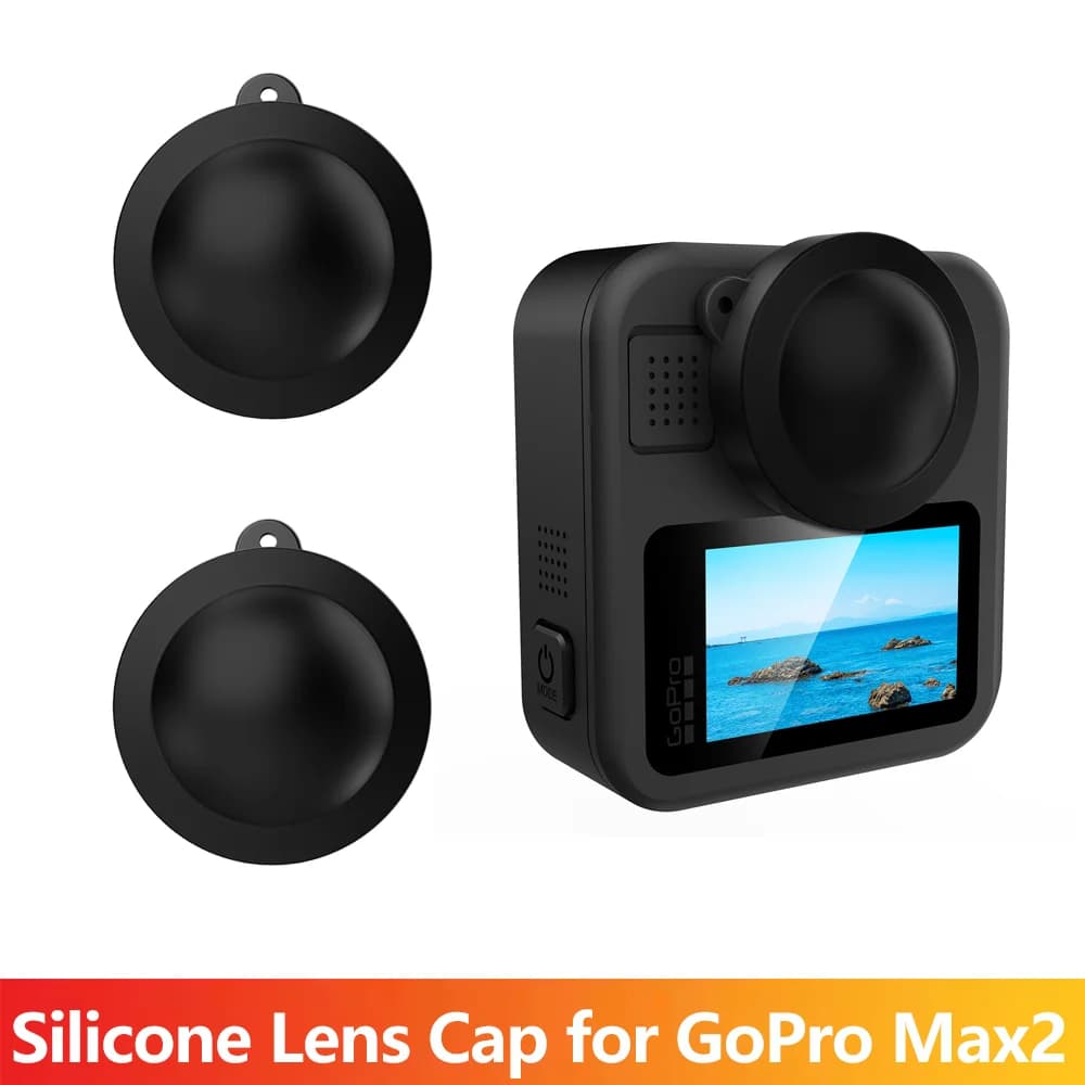 Silicone lens for GoPro Max 2, Action Camera Shock Protection, Max2 accessory