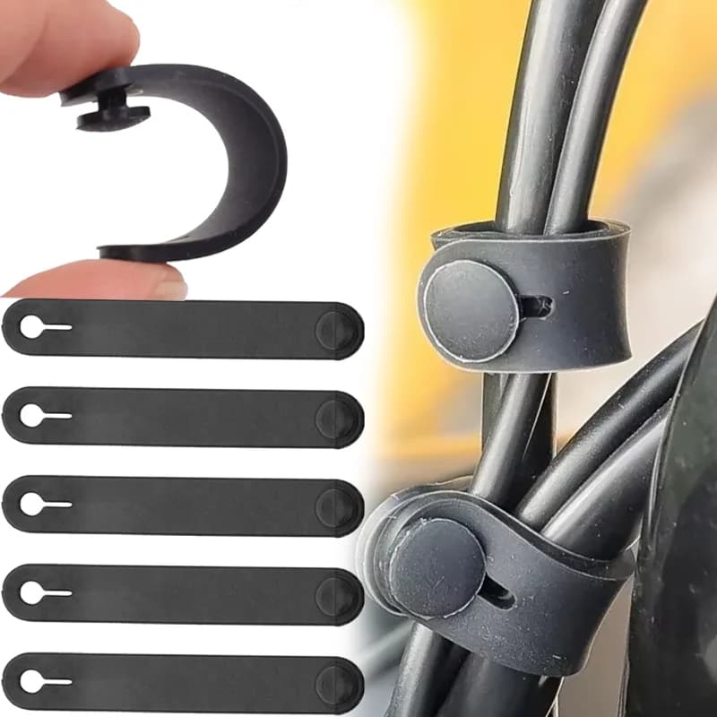 Telaio in gomma per Moto fissaggio del cavo fascetta all'ingrosso cablaggio universale alimentazione elastico Fix Stripe accessori Moto